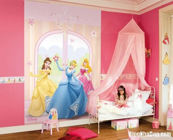 8d945b43fc9e4b05046085499c7f134a Những kiểu phòng ngủ trong mơ của các bé gái