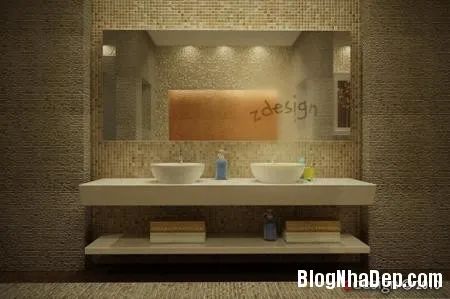 Những thiết kế phòng tắm thông minh 2 trong 1
