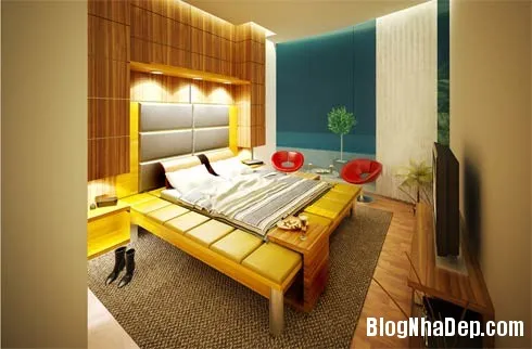 Ý tưởng thiết kế master bedroom từ NTK Semsa Bilge