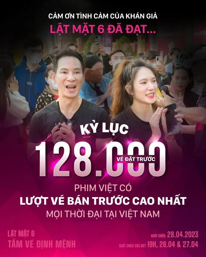 Doanh thu Lật Mặt 6 vượt 140 tỷ chỉ sau 5 ngày: Liệu có thể đạt mốc 500 tỷ?