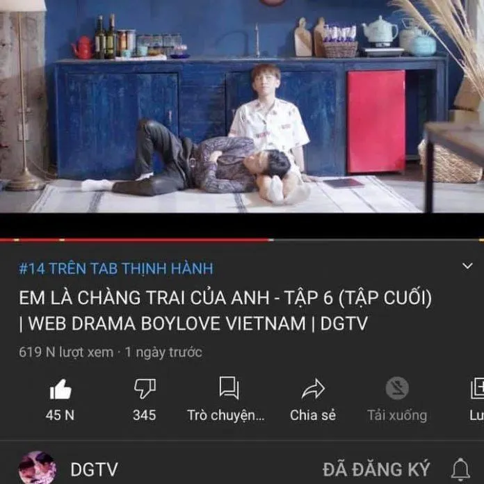 Em Là Chàng Trai Của Anh: Webdrama đam mỹ lọt top trending chỉ sau 6 giờ phát sóng!