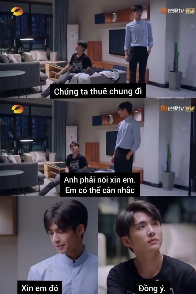 "Chúng ta sống chung đi" - "Đồng ý". (Ảnh: Internet)