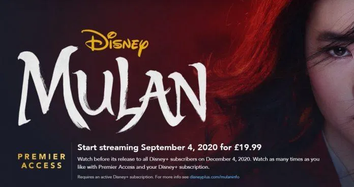 Mulan 2020 vượt mặt TENET, Disney+ bị sập do quá nhiều người xem?