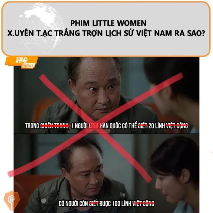 Netizen Hàn Quốc nói gì khi phim Little Women xuyên tạc lịch sử Việt Nam?